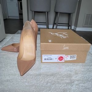 Christian Louboutin So Kate 120 Patent Nude 37